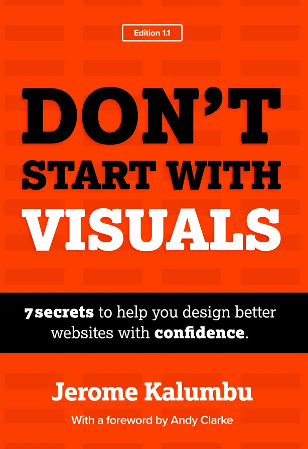 Don't Start With Visuals book cover