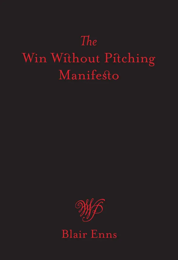 Winning Without Pitching Manifesto book cover